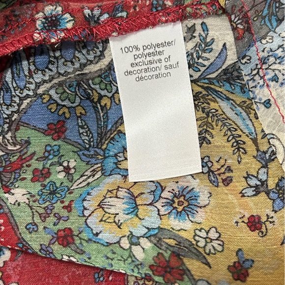 Maurices Semi-Sheer Button Front Top - Picture 8 of 9